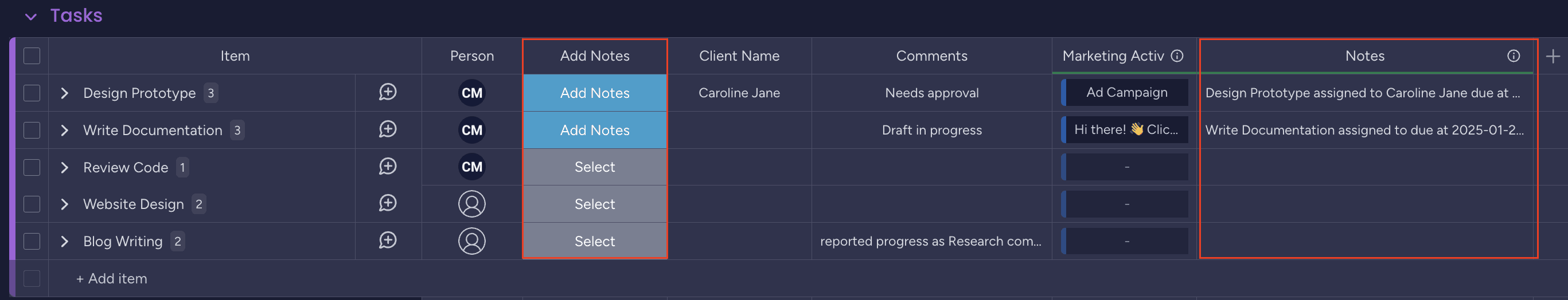 Available integrations