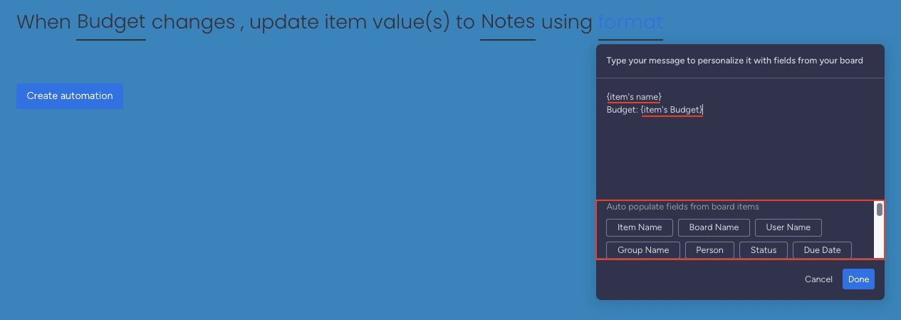 Available integrations