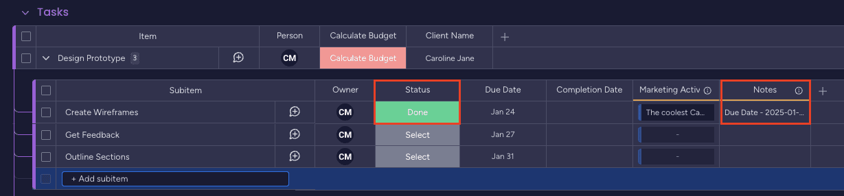 Available integrations