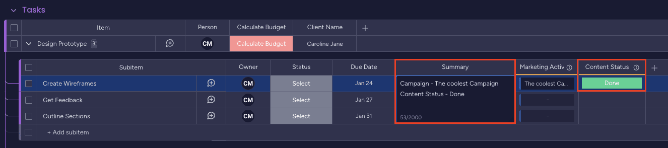 Available integrations