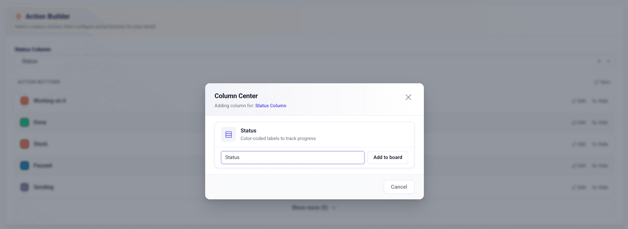 Create Action