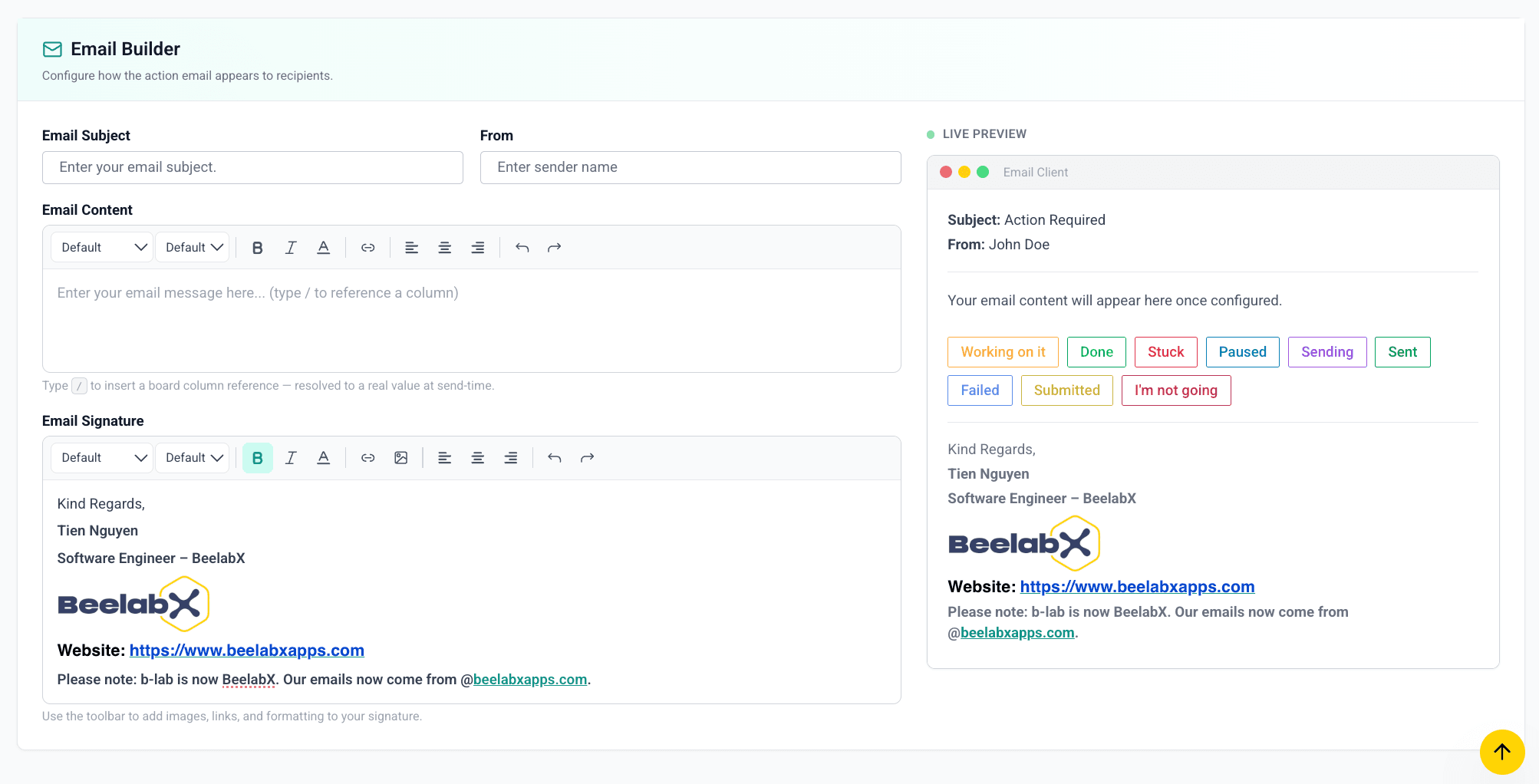 Email Builder