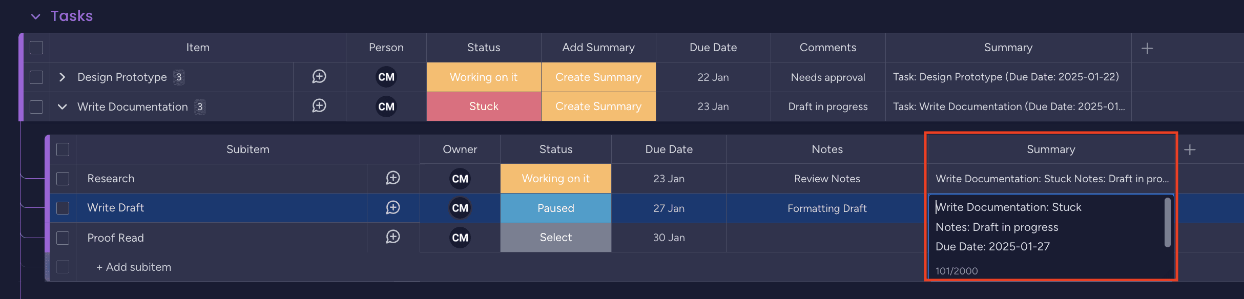 Available integrations