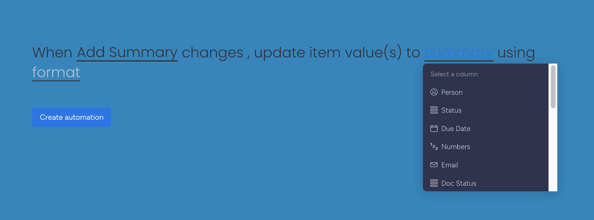 Available integrations