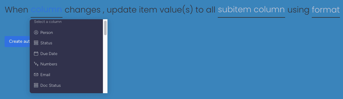 Available integrations