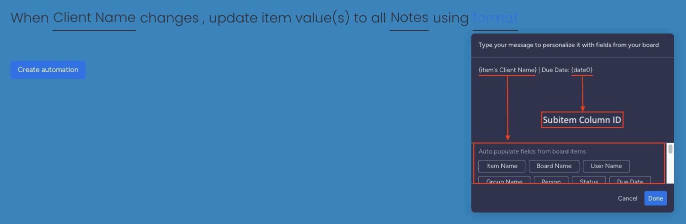 Available integrations