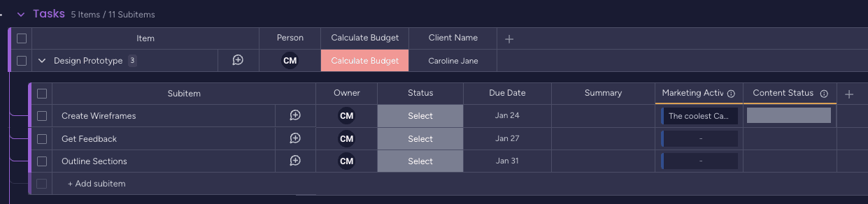 Available integrations