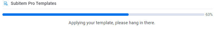 Deployment progress